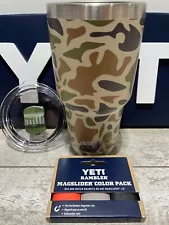 Yeti Rambler 30oz Tumbler RARE LTD ED OG CAMO 1.0/DUCK CAMO!ð¦+LTD ED MagSliders