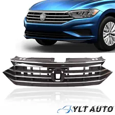 For 2019 2020 2021 Volkswagen VW Jetta Front Bumper Upper Grille w/Chrome Trim (For: Volkswagen Jetta)