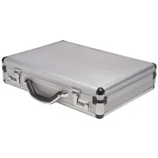 RoadPro SPC-931R 17.5 Inch x 4 Inch x 13 Inch Silver Aluminum Briefcase - Solid