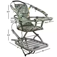 Summit Goliath Climbing Tree Stand & Footrest Used