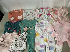 Baby Girl Clothes Sleepers Size Newborn Fit Reborn Doll Real Life Size 9 Outfits