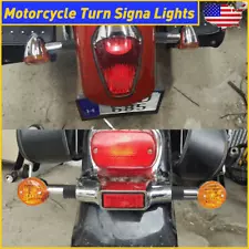 For Kawasaki Vulcan VN 750 800 900 1500 1600 1700 2000 Turn Signals Light Chrome (For: More than one vehicle)