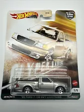 Hot Wheels PREMIUM Car Culture ‘99 Ford F-150 SVT Lightning Silver ð¥A1