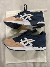 Size 9 - ASICS Kith x Gel Lyte 5 Salmon Toe + Accessories