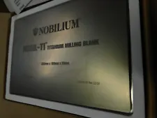Nobilium CP TA2-25 8LB 220MMx150MMx25MM Dental Titanium Milling Blank Nobil Ti