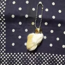 Vintage Rabbit Foot Keychain Lucky Charm