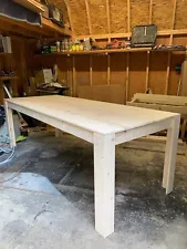 Custom Made New Farmhouse Dining Table-pickup Or Delivery Options In Listing