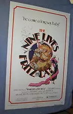 Original NINE LIVES OF FRITZ THE CAT