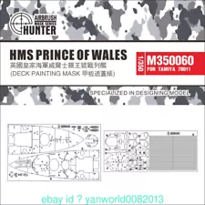 Hunter M350060 Scale HMS Pring Of Wales Deck Painting Mask For Tamiya 78011