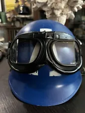 Custom Captain America WW2 Army Helmet Pilot Goggles First Avenger Movie Display