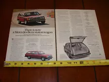 1979 MERCEDES BENZ 300 TD DIESEL ORIGINAL 2 PAGE AD