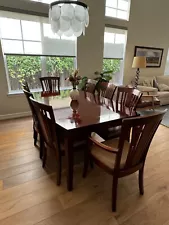 Stickley dining table and chairs