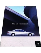 2001 Mercedes Benz S-Class 50-page Sales Car Brochure - S600 S500 S430 S55 AMG