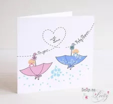 BABY SHOWER Card For TWINS - New Baby - Pregnancy Cute