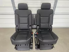 2015-2020 TAHOE ESCALADE YUKON DENALI 2ND SECOND ROW LEATHER BUCKET SEATS