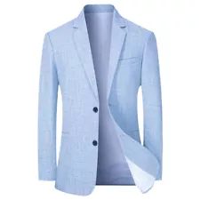 2024 Spring and Autumn New Men's Business Leisure Suit Father Single Suit Jacket