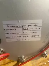 Gently Used Permanent Magnet Generator 220V