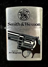 SMITH & WESSON ZIPPO LIGHTER "MODEL 29, .44 MAGNUM" FROM NOVEMBER 1999 UNUSED