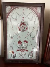 Vintage 1930s Poosh-M-Up Tabletop Pinball Machine