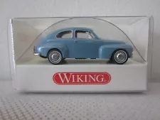 WIKING 0839 05 VOLVO PV 544 COUPE in BLUE - model is PLASTIC - HO or 1:87 scale