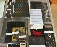 DARKEST DUNGEON TOKENS, BOARDS and TILES, NOTEPADS for BOARD GAME - NEW