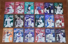 2001 MLB Showdown 62 HOLO FOIL CARD LOT NO DOUBLES Jeter Pedro Griffey Bonds ++