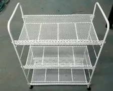 storage rack with 3 shelves