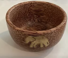 Coconut Wooden Bowl Natural Tableware Organic Sri Lanka(118ia)