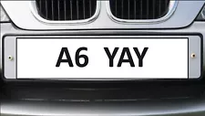 Cherished Number plate for sale - Ready to transfer on Retention - A6 YAY