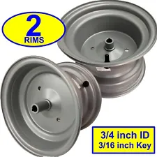 10x7 Zero Turn Riding Lawn Mower Garden Tractor RIM WHEEL 3/4" ID shaft 3/16 Key