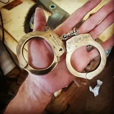 New Police Italy Handcuffs Polished