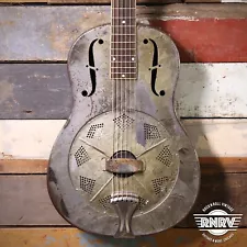 1933 National Duolian Resonator Guitar - Rare Green/Grey Frosted Finish