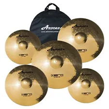 Cymbal Pack Alloy Cymbals Drum Cymbal Set 14"/16"/18"/20" Plus Free Cymbal Ba...