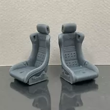 Set of Recaro Race Seats for any Model Kit 1/24 1/25