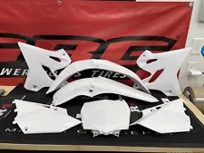 ACERBIS All White Plastic Kit! 2402970002 For 15-21 Yamaha YZ125'S YZ250'S NICE!