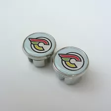 Vintage Style, Cinelli Supercorsa, Chrome Racing Bar Plugs, Caps, Repro