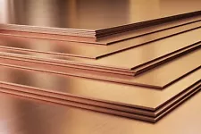 Copper Sheet Stock 18 Gauge Mill Finish, Metal Sheet, Metalworking, Metal Strip