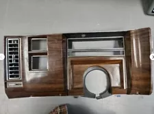 1977-1992 Cadillac Fleetwood Deville Instrument Cluster Bezel Trim Woodgrain OEM (For: 1979 Cadillac Fleetwood Brougham)