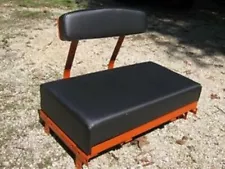 Tractor seat for ALLIS CHALMERS B and C Tractor cushions, USA made with backrest