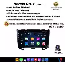 CarPlay For Honda CRV CR-V 2006-2012 Android 13 Stereo Car Radio GPS WIFI 128GB