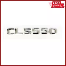 Chrome For CLS 550 CLS550 Rear Trunk Emblem Badge Letter Numbers Sticker Decal (For: 2011 CLS550)