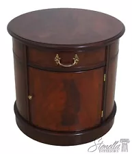 L63174EC: HENKEL HARRIS Round Model 5442 Mahogany Drum Table