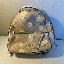 JORDYN BACKPACK IN SIGNATURE CANVAS WITH DAISY PRINT (COACH C2856)