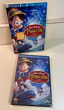 Walt Disney Pinocchio DVD + Slipcover, 2-Disc Set, 70th Anniversary, Bonus