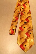 Lot's Of Rubber Ducky's All Over A Brand New 100% Polyester Neck Tie! Free Ship