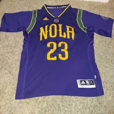 NBA New Orleans Pelicans Anthony Davis Jersey 23 Mardi Gras Alternate Men's S