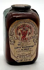 Vintage Levi Garrett Scotch And Rappee Snuff Bottle Sealed