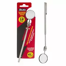 2 Telescopic Inspection Mirror Flexible 360 Swivel for Extra Viewing Extends 18"