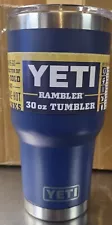 YETI Rambler 30oz Stainless Steel Vacuum Insulated Tumbler NEW! COLOR NAVY BLUE!