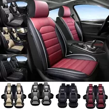 For Lexus Car Seat Covers Luxury Leather Front Rear 5-Seats Full Set Cushion Pad